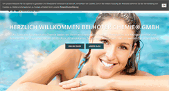 Desktop Screenshot of hoefer-chemie.de